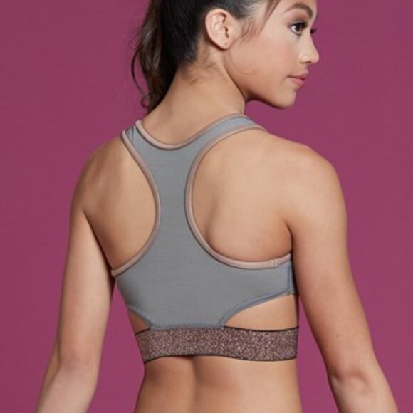 Sparkly Rose Gold Crop Top - Picture 3 of 3